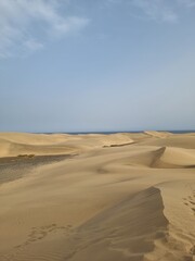 sand dunes in gran canaria