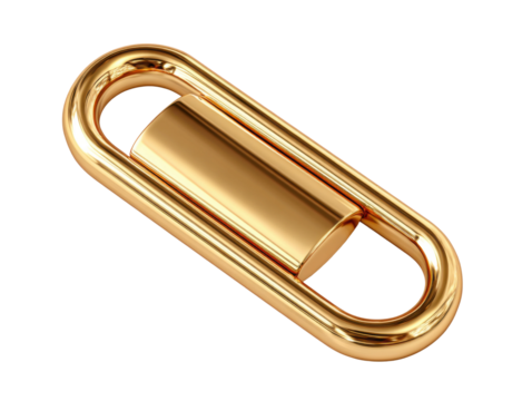 Golden link action studio product photography minimalist close-up