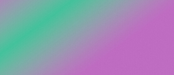 Green pink purple grainy background. Abstract noisy textured banner header design.