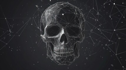 Abstract skull design