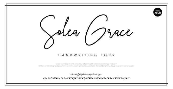 Soea grace An Elegant Signature Font
