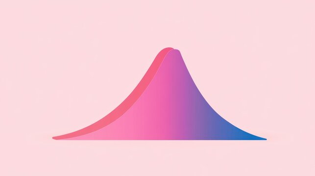 Abstract statistical chart
