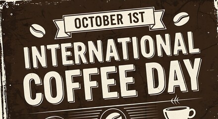 Celebrate international coffee day october 1st with this vintage poster