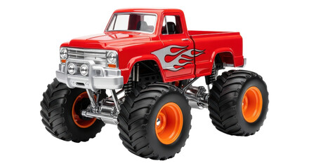 Isolated Monster Truck Toy