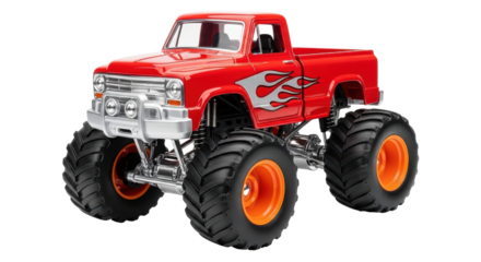Isolated Monster Truck Toy