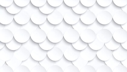 White Circle Pattern Texture Background.