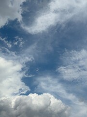 Obraz premium blue sky with clouds