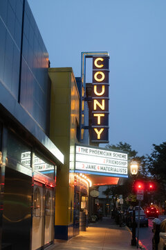 Doylestown, PA, USA - June 16, 2025: Doylestown County Theater