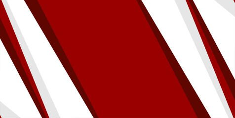 
red background banner with white accents on the sides and empty space in the middle