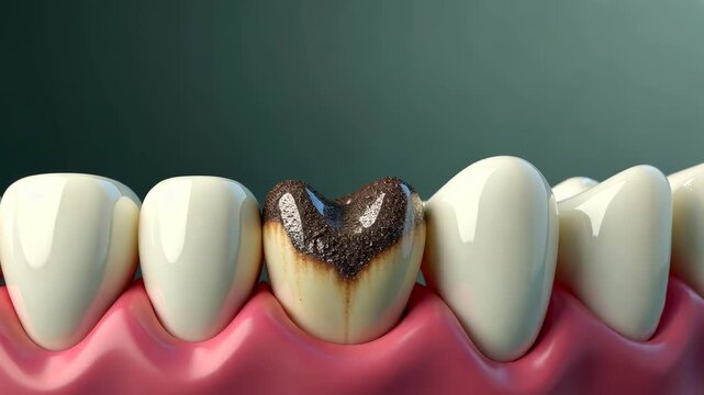 oral, dental decay, tooth anatomy. Health maintenance. Enamel erosion leads to cavities. Gum health prevents bacterial growth. Regular brushing enhances dental wellness.