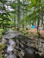 river, mountains, Japanese Alps, Kamikochi, travel in Japan