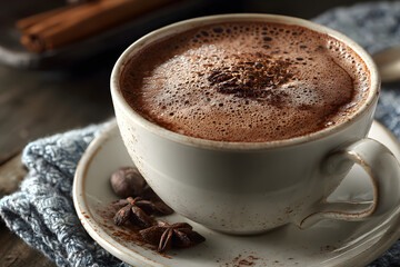 Obraz premium cup of hot chocolate