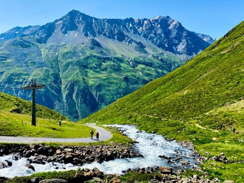 The Pitztal in Tyrol, Austria, 
amazing views of the Pitztal Valley