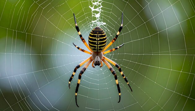 Spider Web Forest Nature Insect.