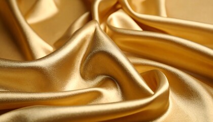 Luxurious gold silk fabric texture (1)