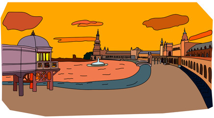 Paisaje mezcla Cádiz y Sevilla © Sara