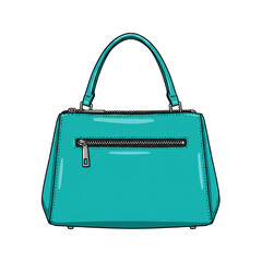  handbag isolated on white background