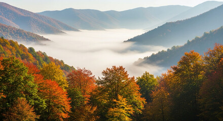 autumn in the mountains