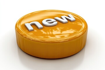 Orange button with "NEW" in white