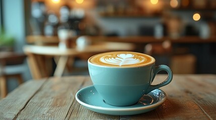 Latte Art: Coffee Shop Ambiance