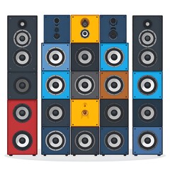 Colorful speaker system