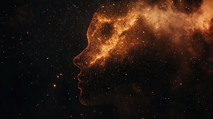 Fototapeta premium Cosmic Profile