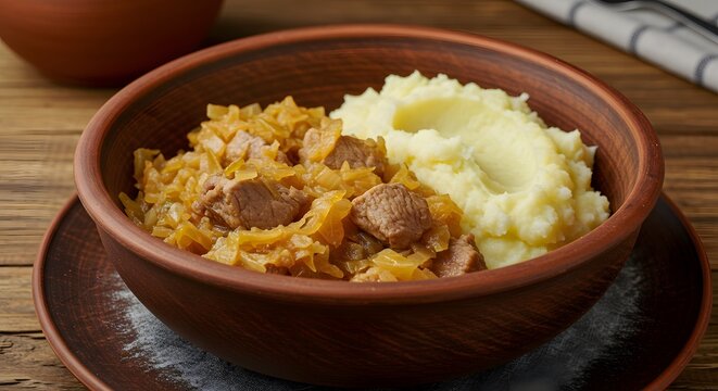 "Traditsiooniline Mulgikapsad sealiha ja kartulitega"