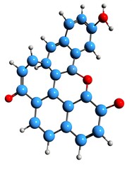 Complex organic molecule structure (2)