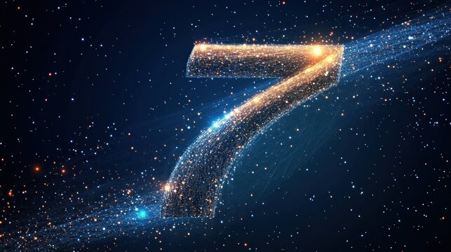 Digit Seven, Abstract Design - Powered by Adobe