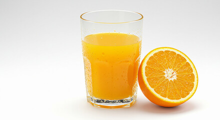 orange juice and oranges