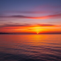 Fototapeta premium sunset over the sea