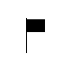 Obraz premium Flag Marker Icon for User Interface