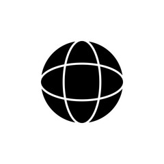Globe World Icon for User Interface