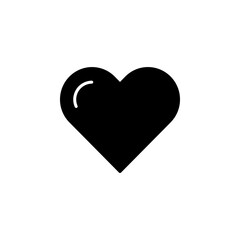Obraz premium Heart Shape Icon for User Interface