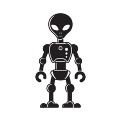 alien species icon vector illustration