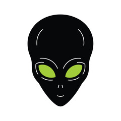 alien species icon vector illustration