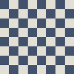 Farmhouse Checks Muted Blue Seamless Repeat