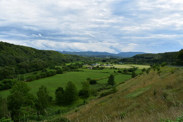 Naklejka premium 夏の北海道