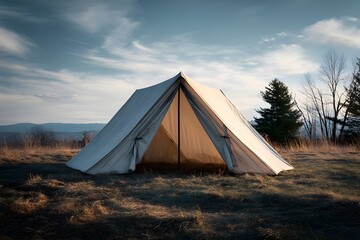 Rugged Canvas Camping Tarp for Durable Outdoor Shelter and All-Weather Wilderness Adventures