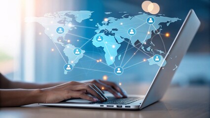 Connect globally with ease using modern technology and reach people across the world with your laptop