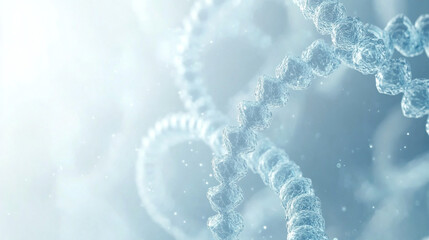 Naklejka premium DNA strands helix genetic code science biology research medicine healthcare