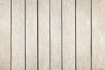 Naklejka premium Close-up view of light beige wooden planks