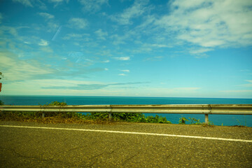 海沿いのドライブ