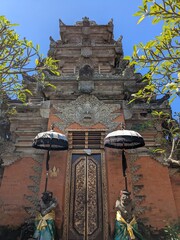 the Ubud palace in Bali island, Indonesia