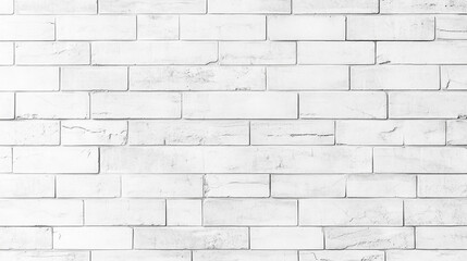 Fototapeta premium White brick wall texture background clean simple design