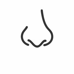 Human Nose Line Art Icon