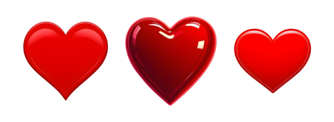 It is a three-dimensional heart illustration.