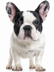 Obraz premium French Bulldog Yorkie Mix Dog Pet Photo Cute Furry Playful Happy Companion Pup Loyal Funny Adorable Smiling Domestic Animal Canine Snuggle Expressive Tail Eared Mammal Paw Happy Friendship Lively