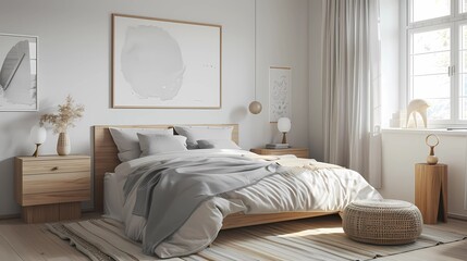 Scandinavian Minimalist Bedroom