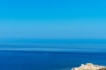 Gozo: infinitely blue sea and sky